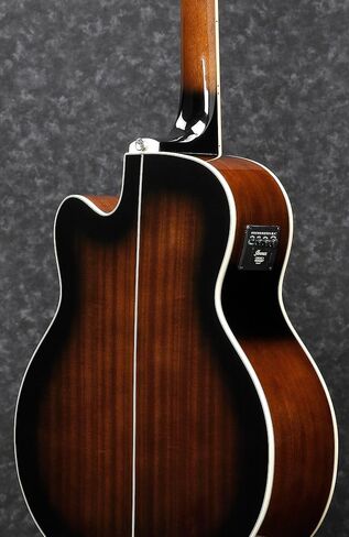 Ibanez AEB10E Acoustic-Electric Bass Guitar - Dark Violin Sunburst Bundle with Gig Bag, Tuner, Strap, Instrument Cable, Austin Bazaar Instructional DVD, and Polishing Cloth in Kuwait