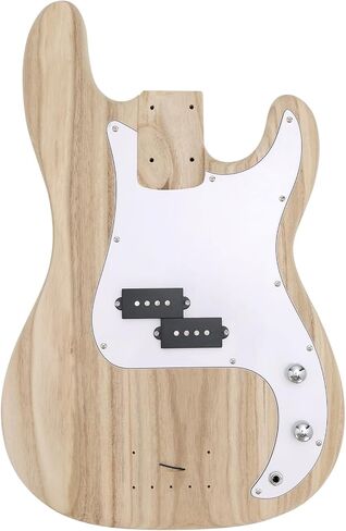 مجموعة أدوات الجهير الكهربائية DIY مجموعة المبتدئين المكونة من 4 أوتار PB Bass Style مع جسم Paulownia الصلب ورقبة القيقب المصممة من الخشب ولوحة الفريتس المصنوعة من الكروم لبناء جيتار الجهير الخاص بك. in Kuwait