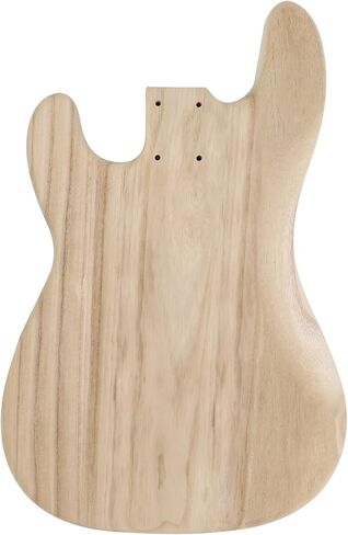 مجموعة أدوات الجهير الكهربائية DIY مجموعة المبتدئين المكونة من 4 أوتار PB Bass Style مع جسم Paulownia الصلب ورقبة القيقب المصممة من الخشب ولوحة الفريتس المصنوعة من الكروم لبناء جيتار الجهير الخاص بك. in Kuwait