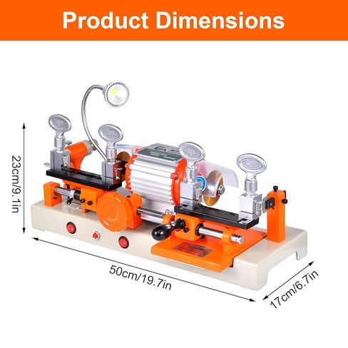 180W Horizontal Double Head Cutter 4-Way Clamp Duplicator for Vehicle & Home Tungsten Steel Blade in Saudi Arabia