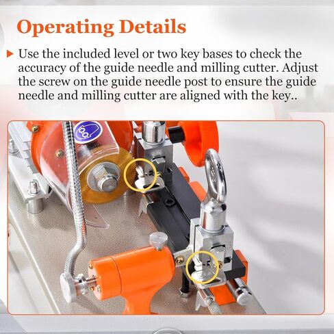 180W Horizontal Double Head Cutter 4-Way Clamp Duplicator for Vehicle & Home Tungsten Steel Blade in Saudi Arabia