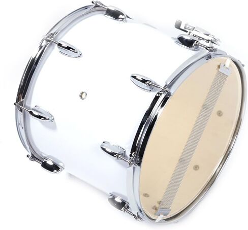 14 x10 inches Marching Drum, Snare Drums Suitable for Students with Pair of Drumsticks, Key, and Strap (White) in Kuwait