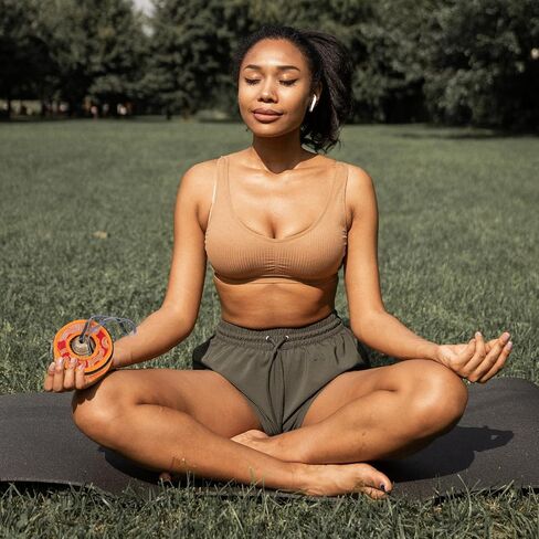 Kisangel Brass Meditation Cymbal Bell Compact Handcrafted Percussion Instrument for Yoga and Religious Ceremonies with Carrying Bag Brass Material for Adults and Meditation Practice in Kuwait