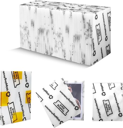 510 Pack Trading Card Shipping Protector Coolrunner 3.5" x 4.5" Plastic Card Protectors Card Mailers durable Card Savers for Trading Cards Hard Plastic Flats for Card Breakers (510) in Saudi Arabia