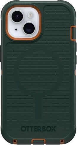 OtterBox Defender MagSafe Case for iPhone 16e, iPhone 15, iPhone 14, iPhone 13 – 7X Military-Grade Drop Protection, Rugged Grip Texture, Strap Anchors, Port Covers – Non-Retail Packaging – Black in Saudi Arabia