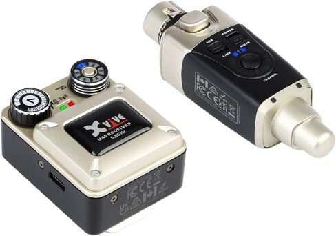 Xvive Audio U45 Wireless in-Ear Monitor System (5.8 GHz) Bundle with RAVPower Luster Series 6700mAh External Battery Charger (Black) in Kuwait