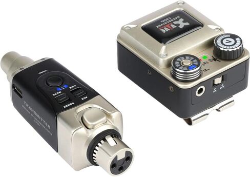 Xvive Audio U45 Wireless in-Ear Monitor System (5.8 GHz) Bundle with RAVPower Luster Series 6700mAh External Battery Charger (Black) in Kuwait