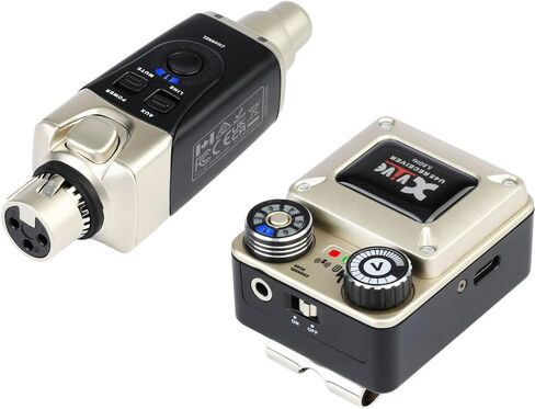 Xvive Audio U45 Wireless in-Ear Monitor System (5.8 GHz) Bundle with RAVPower Luster Series 6700mAh External Battery Charger (Black) in Kuwait