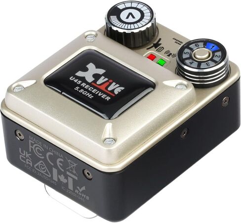 Xvive Audio U45 Wireless in-Ear Monitor System (5.8 GHz) Bundle with RAVPower Luster Series 6700mAh External Battery Charger (Black) in Kuwait