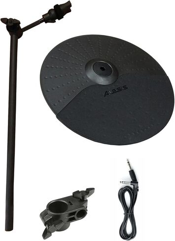 Alesis PRO 10 بوصة Choke Cymbal مع ذراع/مشبك 13 بوصة وحزمة كابل توصيل صوت Silverline بطول 10 أقدام in Saudi Arabia