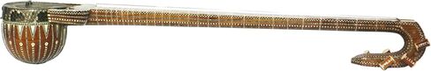 Uygur Rawap String Instrument with Intricate Design, Natural Wood in Saudi Arabia