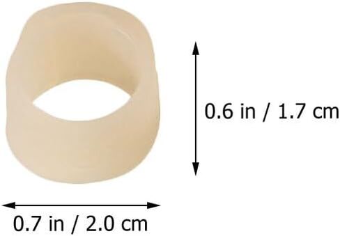8 قطعة إصبع الإبهام يختار سيليكون مسمار حماة ممارسة الملحقات تنفس إصبع يختار ل مندولين بانجو 2X1.7X1.5CM in Kuwait