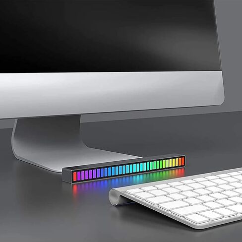 XTREME Monster Sound-Reactive Multicolor LED Equalizer Light Bar, Horizontal/Vertical Mounting, Rechargeable, USB Charging Cable Included in Saudi Arabia