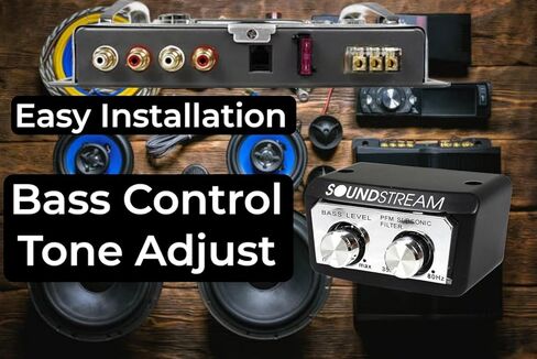 Soundstream BX-15D – معالج الجهير | معالج استعادة الإشارة الصوتية للسيارة مع جهاز التحكم عن بعد | مركز الدعم الفرعي البديل لأنظمة الصوت في المصنع وما بعد البيع | مضخم الصوت محسن in Saudi Arabia