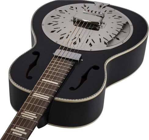 Dirty 30s Mini Bucker Resonator Guitar, 0 Body, Matte Black in Saudi Arabia
