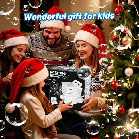 جهاز تحكم عن بعد لآلة الفقاعات، دوران تلقائي و11 مصباح RGB، بطارية قابلة لإعادة الشحن 1800 مللي أمبير في الساعة، شحن USB-C، فقاعات عملاقة للأطفال، وحفلات الزفاف، وحفلات أعياد الميلاد، والأنشطة الخارجية in Kuwait