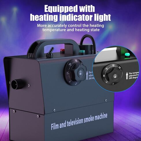 آلة الضباب HoldLAMP، آلة دخان صغيرة بقدرة 400 وات، آلة ضباب محمولة لحفلات دي جي، يدوية وتحكم عن بعد، درجة حرارة قابلة للتعديل لحفلات الزفاف والهالوين والتصوير الفوتوغرافي في الهواء الطلق in Kuwait