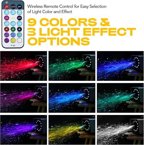 ماكينة ثلج UPGREY بقدرة 1500 وات للاستخدام في الهواء الطلق وفي الداخل، صانع ثلج مزيف للحفلات مع مصباح LED وجهاز تحكم عن بعد in Kuwait