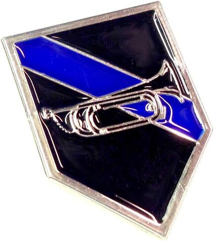BrotherhoodProducts Thin Blue Line Bugle Taps Patrol Lapel Pin Package Two in Saudi Arabia