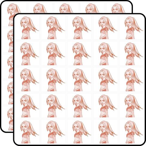 ملصق Anime Bugle Major Stripes Girl مكون من 50 قطعة من ملصقات القصاصات - 1 بوصة ملصقات صغيرة للمخططين والمجلات وأجهزة الكمبيوتر المحمولة وأختام المغلف in Kuwait