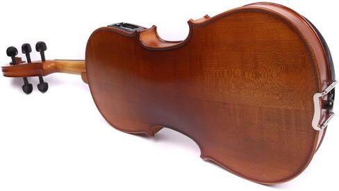 5-String Electric Viola 16 Inch Professional Handmade Viola with Maple Spruce Body & Ebony Fittings (FCGDA Tuning) - Full Kit with Hard Case, Bow, AUX Cable and Accessories (Brown) in Kuwait
