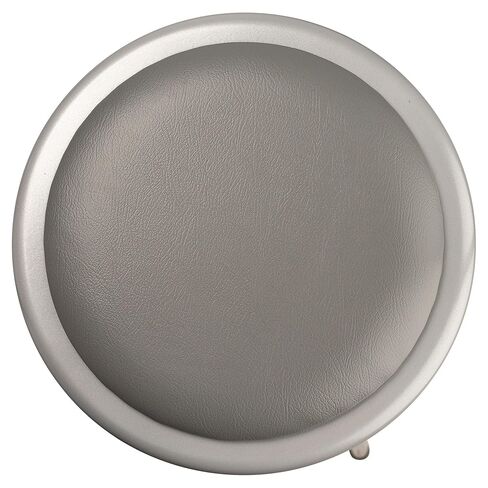 مقاعد عامة على المقاعد العامة 6418 براز فولاذي بمقعد 18 بوصة منجد فينيل ، رمادي in Kuwait