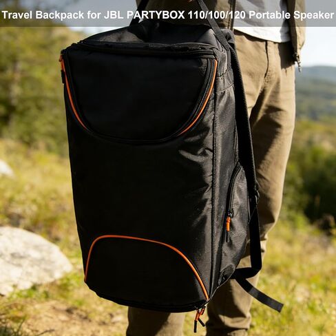 OCXLLEATLY Speaker Bag Travel Case Compatible with JBL PartyBox 110/PartyBox 100, Portable Speaker Carry Tote Bag Backpack for JBL PartyBox Club 120 Speaker in Kuwait