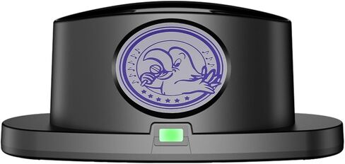 Microphone Charger, Universal Magnetic Charging Dock with Plastic Base, Rechargeable Accessory for Home Studio and Karaoke Performance in Saudi Arabia
