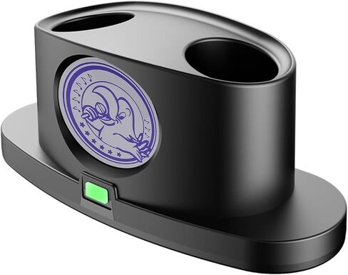 Microphone Charger, Universal Magnetic Charging Dock with Plastic Base, Rechargeable Accessory for Home Studio and Karaoke Performance in Saudi Arabia