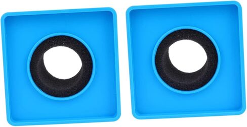 قطعتان من شعار ميكروفون ABS على شكل مربع علم محمول للمقابلة مع محطة ميكروفون تصميم إبداعي للطباعة المخصصة للبث والأحداث باللون البرتقالي in Kuwait