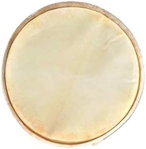 SHREYAS Premium Quality Dholak Pudi Skin Cover Head 7" Inch Right Side Small Leather in Kuwait