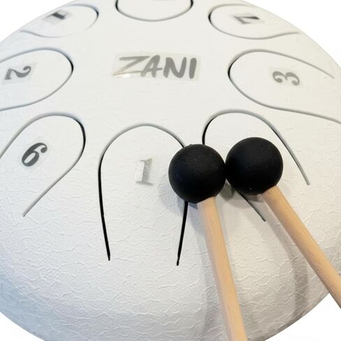 axGear Rain Drum Steel Tongue Drum 6 بوصة 8 ملاحظات الصك in Saudi Arabia