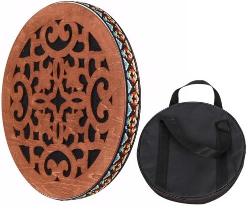Handmade wooden ocean drum, sound healing wave drum, onomatopoeic tambourine, pleasant sound to release stress, yoga meditation performance accompaniment gift (12 inchs) in Saudi Arabia