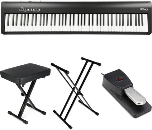Roland FP-30X Digital Piano with Speakers Essentials Bundle - Black in Saudi Arabia