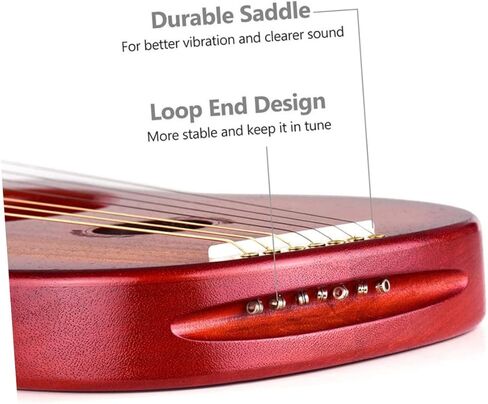 16 قطعة سلسلة Lyre مجموعة كاملة من سلاسل Autoharp لاستبدال Lyre Harp التوتر القياسي جودة الصوت الجميلة مضمونة in Saudi Arabia