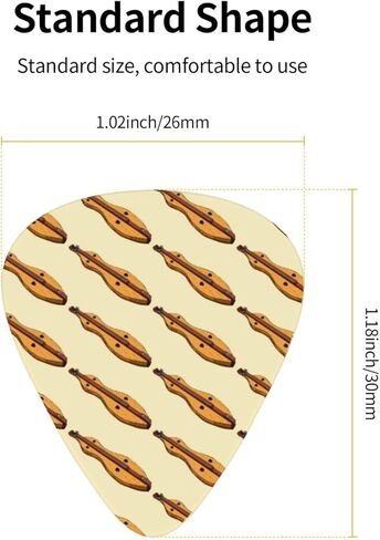 أعواد جيتار كلاسيكية (12 قطعة) للجيتار الكهربائي، والجيتار الصوتي، والمندولين والباس (مقاس واحد، السنطور) in Kuwait