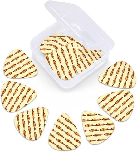 أعواد جيتار كلاسيكية (12 قطعة) للجيتار الكهربائي، والجيتار الصوتي، والمندولين والباس (مقاس واحد، السنطور) in Kuwait