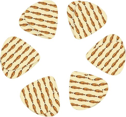 أعواد جيتار كلاسيكية (12 قطعة) للجيتار الكهربائي، والجيتار الصوتي، والمندولين والباس (مقاس واحد، السنطور) in Kuwait