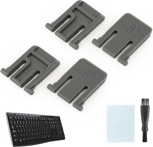 2Pack Keyboard Stand Feet Legs for Logitech K270 K260 K275 K200 MK270 MK260 Wireless Keyboard Feet Stand Replacement with Tools in Kuwait