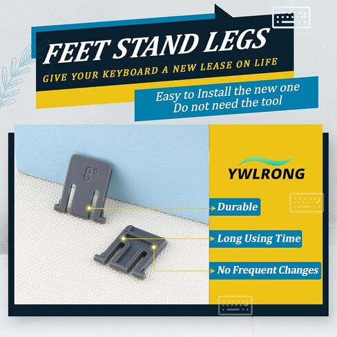 2Pack Keyboard Stand Feet Legs for Logitech K270 K260 K275 K200 MK270 MK260 Wireless Keyboard Feet Stand Replacement with Tools in Kuwait