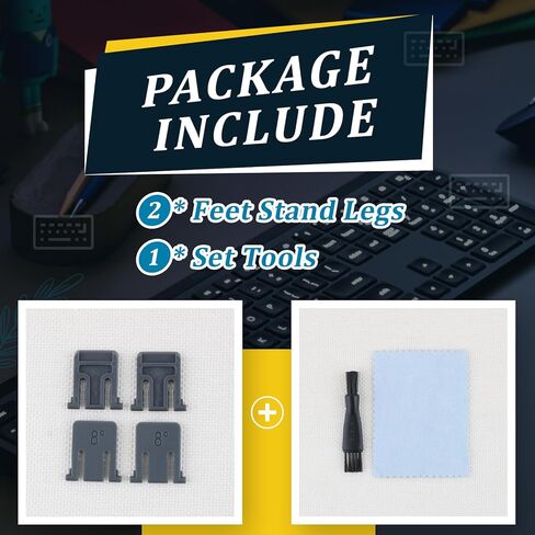 2Pack Keyboard Stand Feet Legs for Logitech K270 K260 K275 K200 MK270 MK260 Wireless Keyboard Feet Stand Replacement with Tools in Kuwait