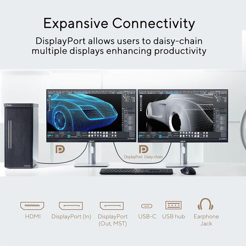 ASUS ProArt Display PA278CGRV Monitor – 27", IPS, 144Hz, QHD (2560 x 1440), 97% DCI-P3, ΔE < 2, Calman Verified, USB-C PD 96W, Light Sync, Ergonomic Stand, VESA DisplayHDR 400, 3yr Warranty in Saudi Arabia