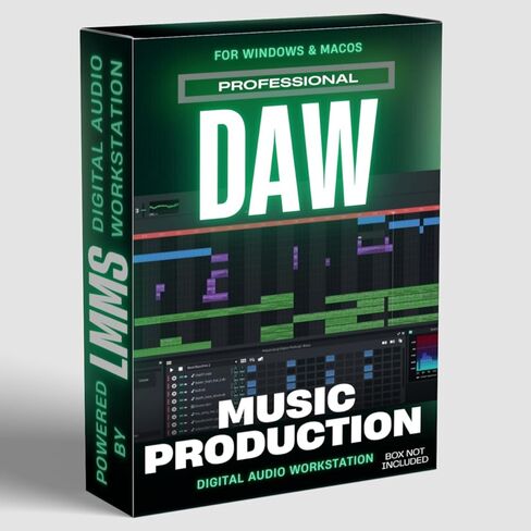 Digital Audio Workstation USB for Windows & macOS – Complete Music Production Suite with LMMS – 32/64-Bit Bootable Software with Setup Guide in Saudi Arabia