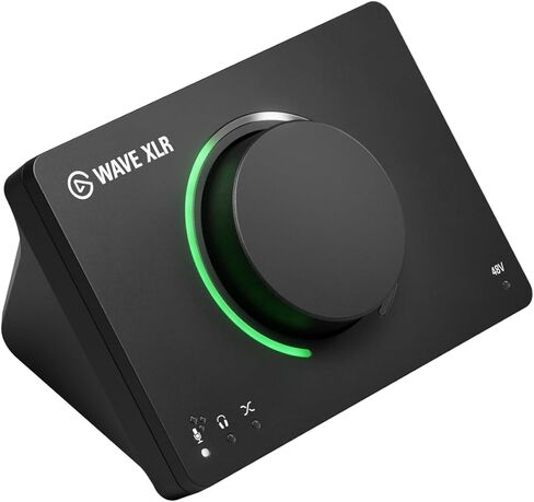 Elgato Wave XLR MK.2 – USB Audio Interface and DSP Mixer for XLR Microphones, 80dB Gain, Onboard Effects, LED Feedback, Touch Mute, Works with Stream Deck, PC & Mac in Kuwait