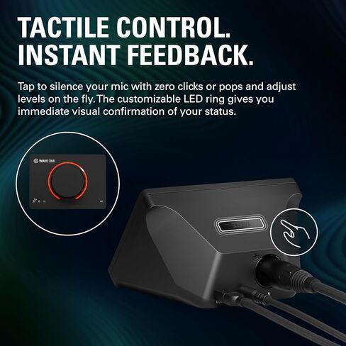 Elgato Wave XLR MK.2 – USB Audio Interface and DSP Mixer for XLR Microphones, 80dB Gain, Onboard Effects, LED Feedback, Touch Mute, Works with Stream Deck, PC & Mac in Kuwait