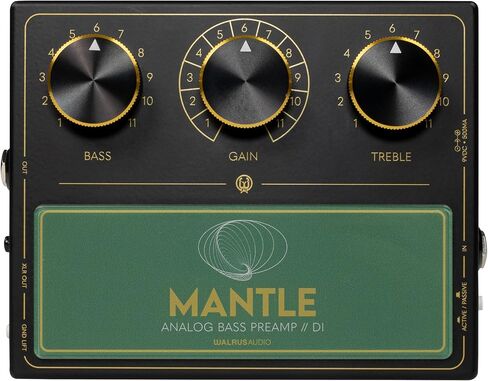 Walrus Audio Mantle Bass Pre-Amp/DI, Black in Saudi Arabia