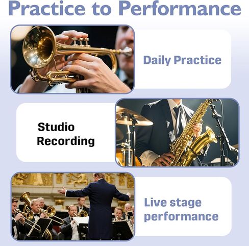 Trumpet Plunger Mute Replacement for Mutec MHT160, Rubber Wah-Wah Plunger Mute for Bb & C Trumpet and Trombone, Classic Jazz Sound, Lightweight Durable Design in Kuwait