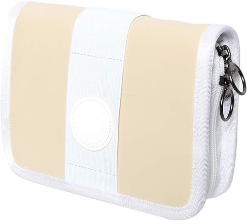 CURTIS Mega Tuba Mouthpiece Pouch - Coated Nylon with Zipper, 5 Piece (Beige) in Saudi Arabia