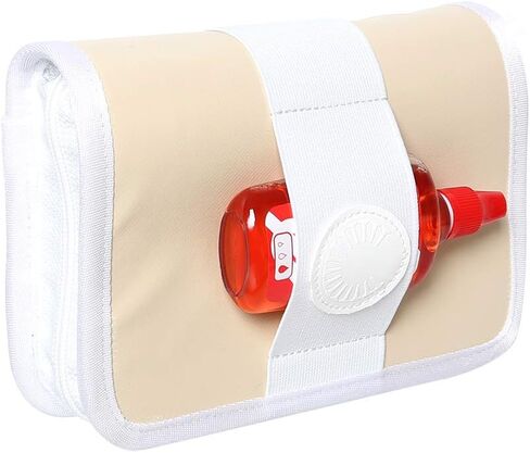 CURTIS Mega Tuba Mouthpiece Pouch - Coated Nylon with Zipper, 5 Piece (Beige) in Saudi Arabia
