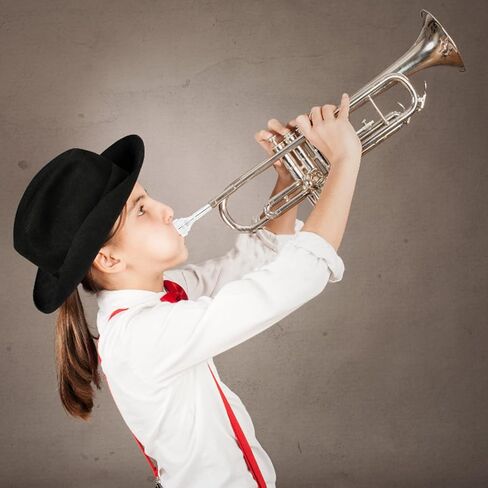 Milisten Silver-plated Brass Cornet Mouthpiece for Cornet, Short Model 4b Size, Metal Student Instrument Accessory Suitable for Beginner and Labor-saving Use in Kuwait